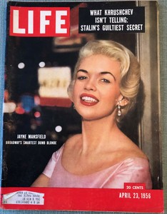 Life Magazine April 23 1956 Jayne Mansfield Broadway S Smartest