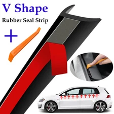 Weatherstrip Car Door Side Window Rubber V- Shape Trim Edge Moulding Seal Strip