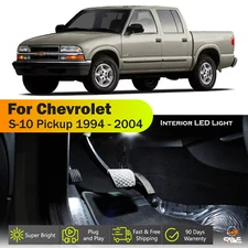 19 x For 1994 - 2004 Chevy S10 Pickup Interior LED Lights Bulb Package - White
