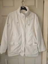 Saint James White Woman Jacket Size 14 