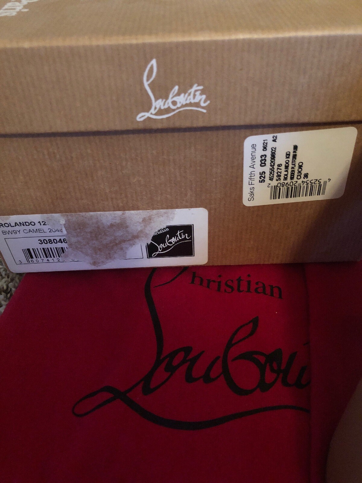 100% AUTHENTIC Christian Louboutin Rolando 120 Ki… - image 2