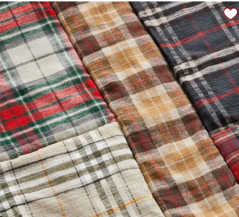 Pottery Barn Kirk Plaid Patchwork Christmas Tree Skirt Stewart Plaid  60" NEW - Image 4 of 4