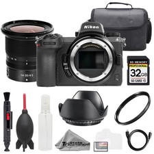 Nikon Z 7II NIKKOR Z 14-30mm f/4 S Lens 32GB Bag UV Filter- Basic Kit