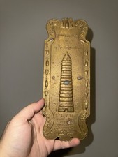 Antique 1901 Coca-Cola "Compliments of The Coca-Cola Company" Brass Wall Plaque