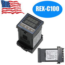 AC 100-240V Digital PID Temperature Controller Thermostat REX-C100 Thermocouple