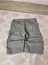 Carhartt Fort Bermuda Cargo Shorts Logo Work Y2K Vintage Mens Size 33