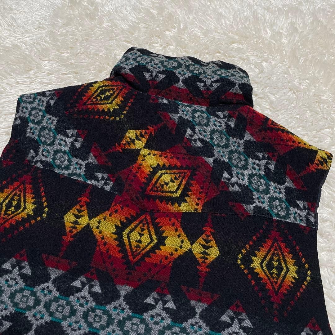 Pendleton Native American Pattern Down Vest M Qui… - image 7