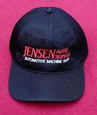 very nice otto jensen auto service machine shop strapback baseball cap
