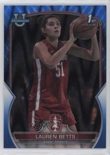 2022-23 Bowman U Chrome Blue RayWave Refractor 180/199 Lauren Betts #49 1g37