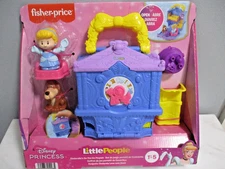 Fisher Price Little People Disney Princess Cinderella On the Go Castle Bruno Dog