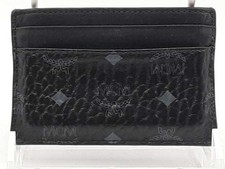 Mcm Card Case In Visetos Black Aa1025pzsa