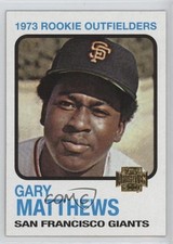 2001 Topps Archives Gary Matthews #70 2j8