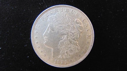1921 D Morgan Silver Dollar $1 Choice BU Coin #57
