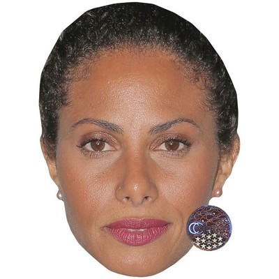 Christina Moses Promi Maske, flaches Kartengesicht, Kostüm Maske