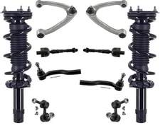 Front Struts Control Arms Tie Rods & Links For Q50 14-2021 W/O Sport Suspension