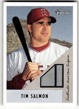 2002 Bowman Heritage Tim Salmon Relics #BH-TS