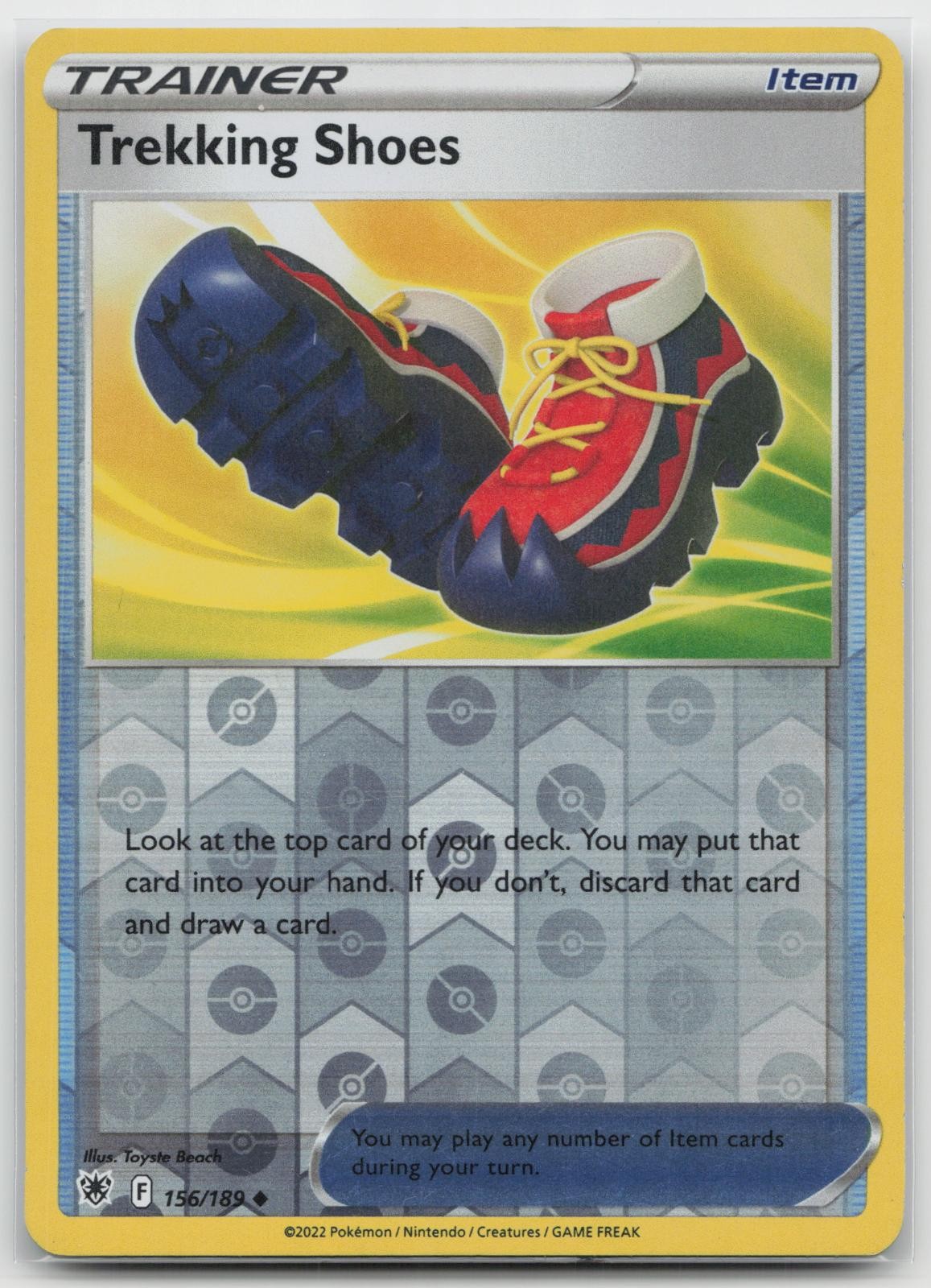 Trekking Shoes 156/189 Uncommon Astral Radiance Pokemon Reverse Holo NM