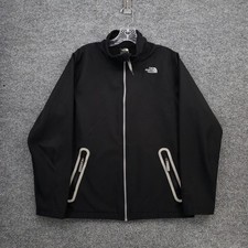 The North Face Apex Bionic Jacket Boys XL Youth Black WindWall Softshell Fleece