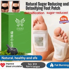 4 Boxes X ORIGINAL Itsuki Kenko Natural Detox Foot Patch 50Sachet Herbal Cleanse