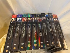 supernatural seasons 1-10 dvd boxed set EUC Season 8 Is Blu Ray