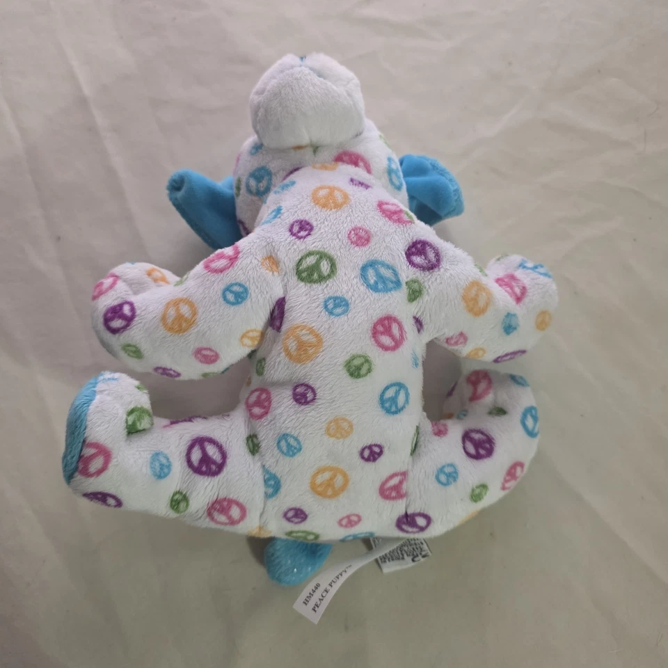 Webkinz Peace Puppy Dog Plush Blue Ears By Gans No Code Virtual Pet Line HM440 - Image 3 of 4