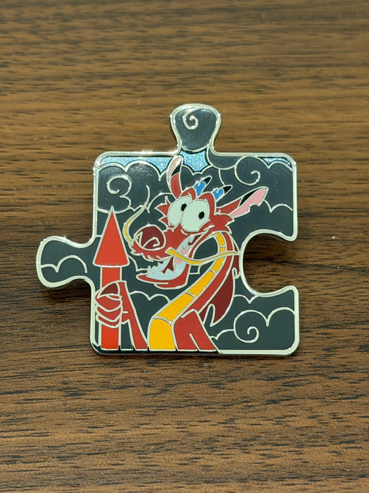 Mulan Character Connection Puzzle Mystery Chase Disney Pin Chaser LE 500 MUSHU