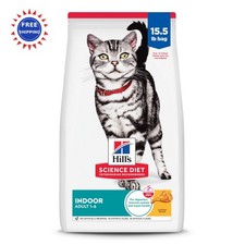 Dry Cat Food Chicken Recipe Hill s Science Diet Indoor Adult 1-6 15.5 lb Hills 6.13 per pound