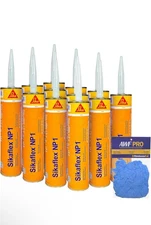 NP1 10.1 oz Polyurethane Sealant, 12, White. Caulk