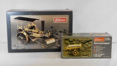 Wilesco D366 Old Smoky Live Steam Roller & A386 Water Cart BOXED Brass German