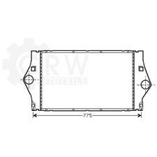 Ladeluftkühler für Renault Espace IV Laguna II JK0/1_ KG0/1_ 2.2 2.0 16V 677x392