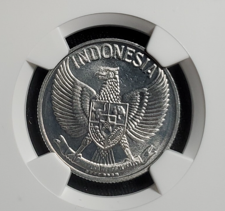 専用 YTさん 50銭 NGC MS 66 1961 INDONESIA 50 SEN Aluminum Coin NGC MS 66 | eBay