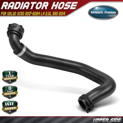 Upper Side Radiator Coolant Water Hose for Volvo XC60 2017-2024 L4 2.0L S60 2014
