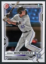 Benny Montgomery - 2021 Bowman Draft #BD-84 - Colorado Rockies