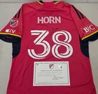 St Louis City SC JANNES HORN Signed Match Used Soccer Jersey 2024 Season PINK