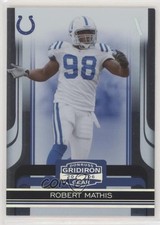 2006 Donruss Gridiron Gear Silver X's 217/250 Robert Mathis #35 t0a