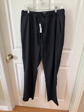 Todd Snyder Black Wool Pull On Pants Sz MTAll. NWT. Box5