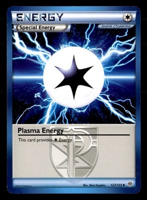 Plasma Energy 127/135 Uncommon Plasma Storm Pokemon Near Mint