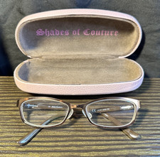Juicy Couture Eyeglasses JU127 01Z4 51-16-135 Brown Gold Glasses Frames w/ Case