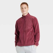 All In Motion Men Zip-Up Winter Fleece Jacket