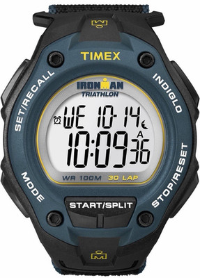 Timex T5K413, Men's Ironman Fast-Wrap Watch, Indiglo, Alarm, 30-Lap, Chronograph