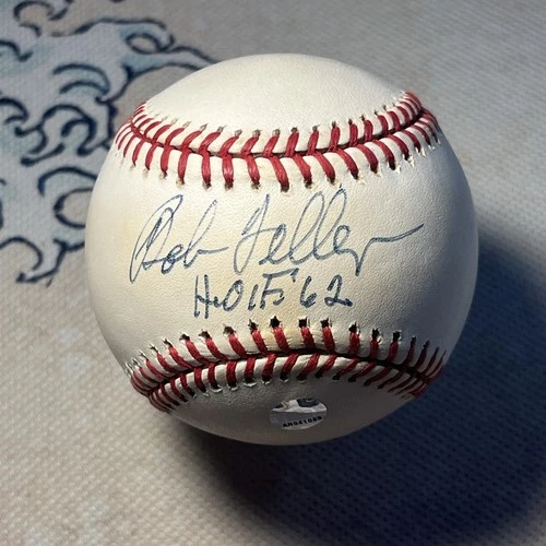 Bob Feller Signed & Inscribed ROMLB Baseball MLB Holo