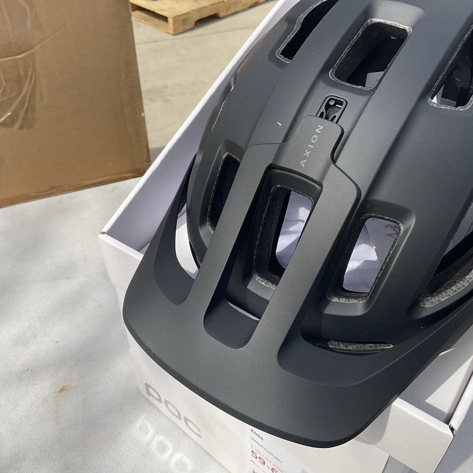 POC AXION URANIUM BLACK MATT 59-62 HELMET - Image 3 of 4