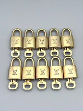 Louis Vuitton Padlock Keys 10Set Brass Gold Accessories lock form Japan