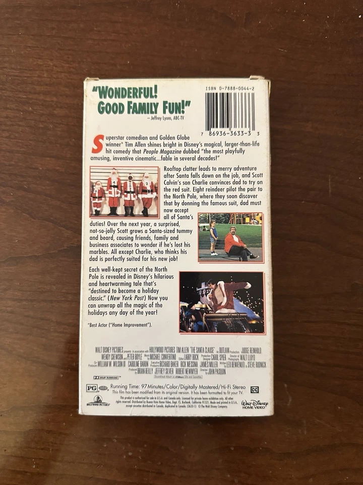 The Santa Clause VHS Starring Tim Allen - Image 3 of 4