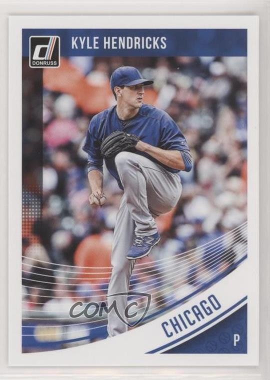 2018 Panini Donruss Blank Back Kyle Hendricks #78 yf0