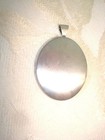 Vintage Silver Tone MOM Locket Pendant With Flowers KJ — photo 4