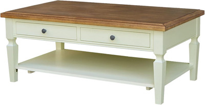 Solid Wood Coffee Table by International Concepts - Vista Collection