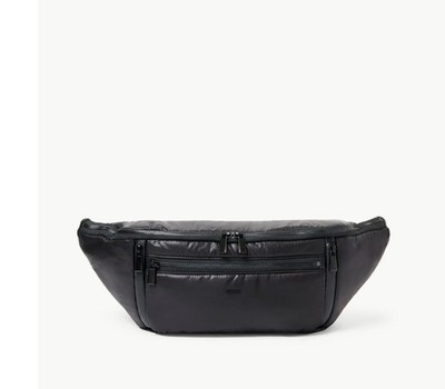 Caraa Sling Unisex Umhängetasche schwarz Mesh innen verstellbarer Riemen