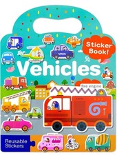 Sticker Book With Reusable Stickers For Ages 3