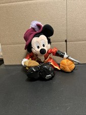 Disney Store Mini Bean Bag Theme Park Additional 2002 Halloween Mickey Mouse